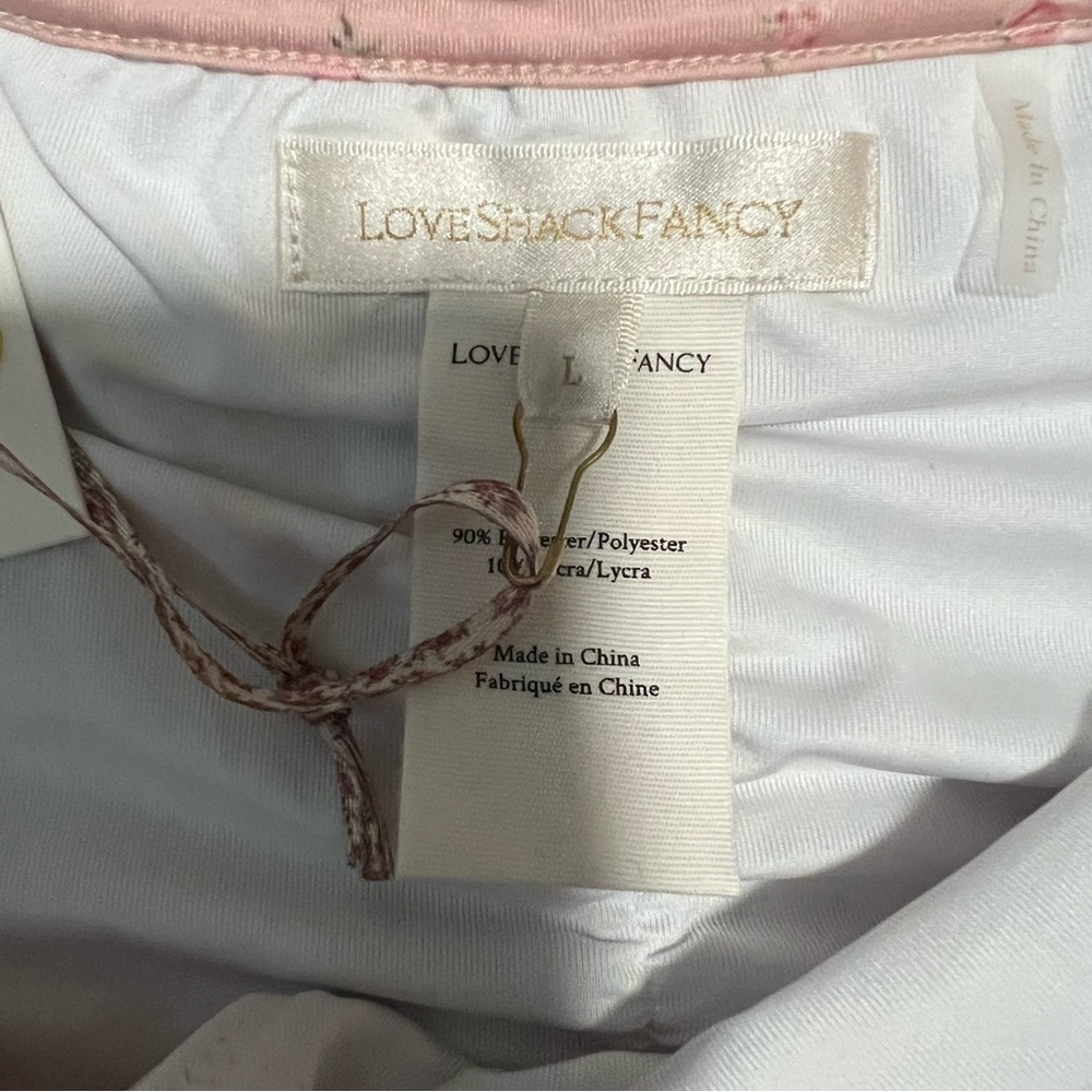 Love Shack Fancy Riviera Bikini Bottom in
GUAVA, New with Tags - Picture 6 of 6